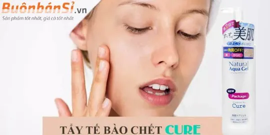 tẩy tế bào chết cure natural aqua gel có tốt không