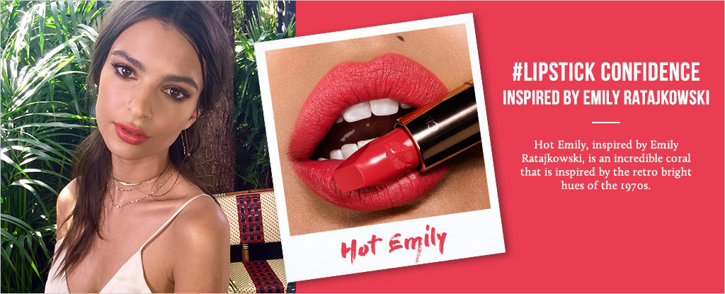 Son Charlotte Tilbury HOT EMILY Hot Lips được lấy cảm hứng từ người đẹp Emily Ratajkowski