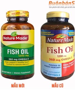 Dầu cá fish oil nature made có tốt không