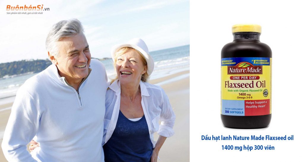 Dầu hạt lanh Nature Made Flaxseed oil 1400 mg omega 3-6-9 6 Dầu hạt lanh Nature Made Flaxseed oil 1400 mg omega 3-6-9