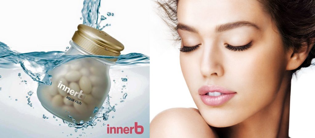 Viên uống cung cấp nước và collagen Innerb Aqua Rich giúp làn da khỏe mạnh và đầy sức sống