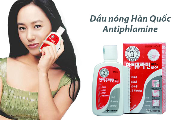 Dầu nóng Hàn Quốc Antiphlamine 3 dầu nóng hàn quốc công dụng