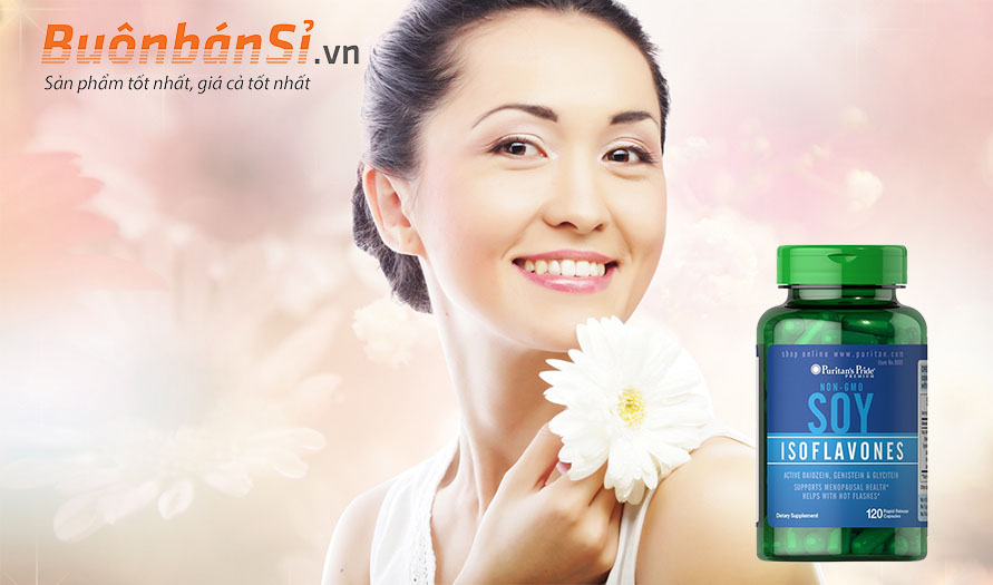 soy isoflavones 120v bo sung noi tiet to nu 1