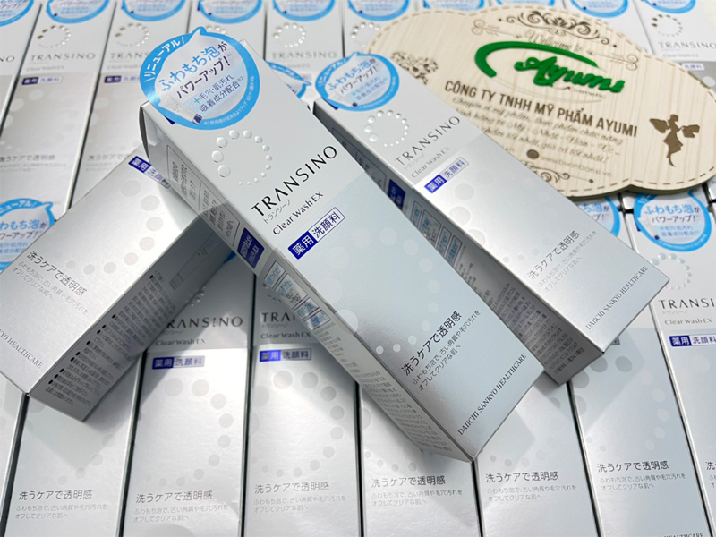 Sữa rửa mặt Transino Clear Wash 100gr Nhật Bản 1 sữa rửa mặt transino mới nhất