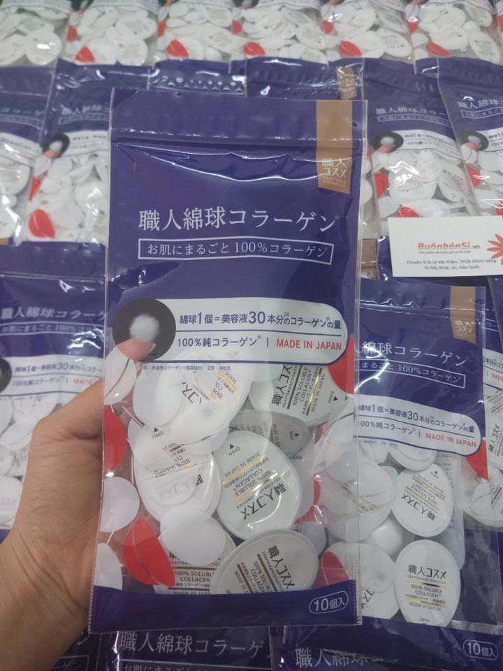 Viên kén tằm collagen 10 viên của Nhật