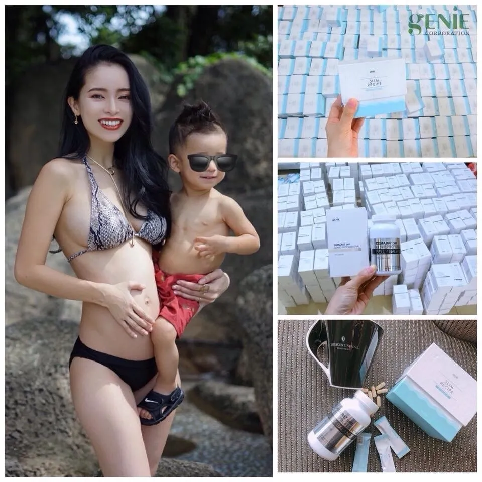 vien uong tan mo bung genie derma87 cell professional belly balance 6