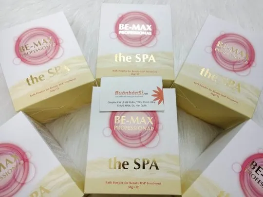 bot tam trang be max professional the spa bath powder 3