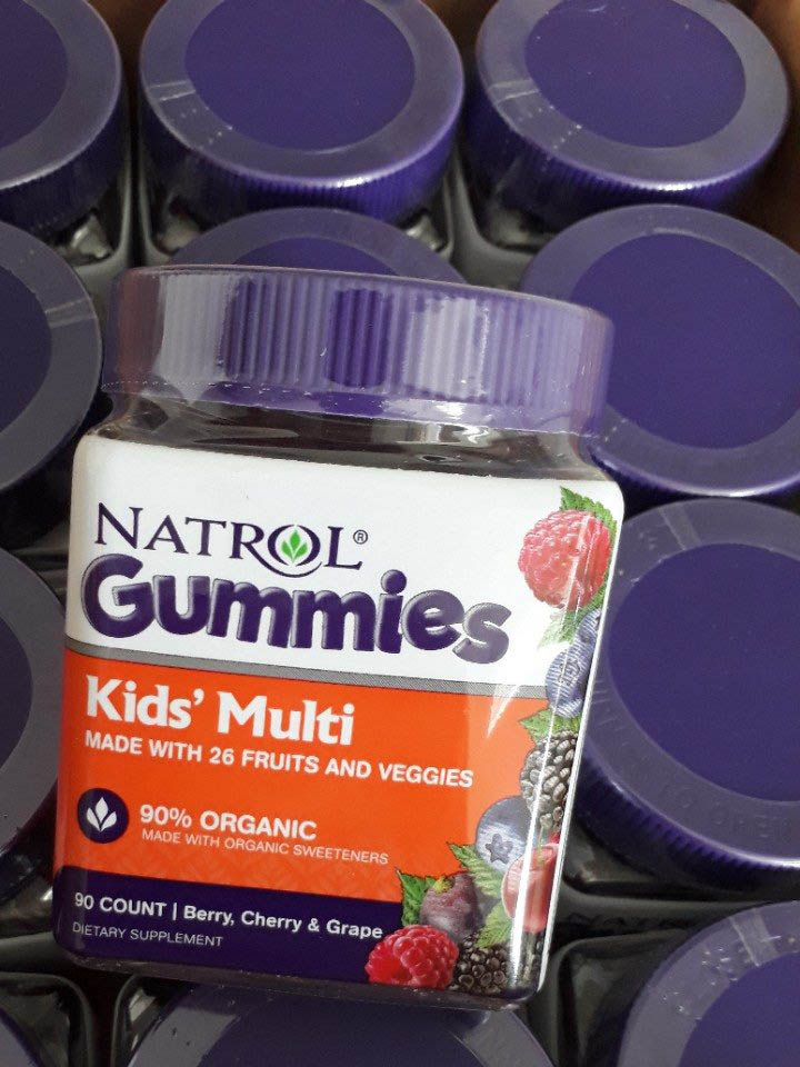 keo deo vitamin tre em natrol gummies kid multi 3