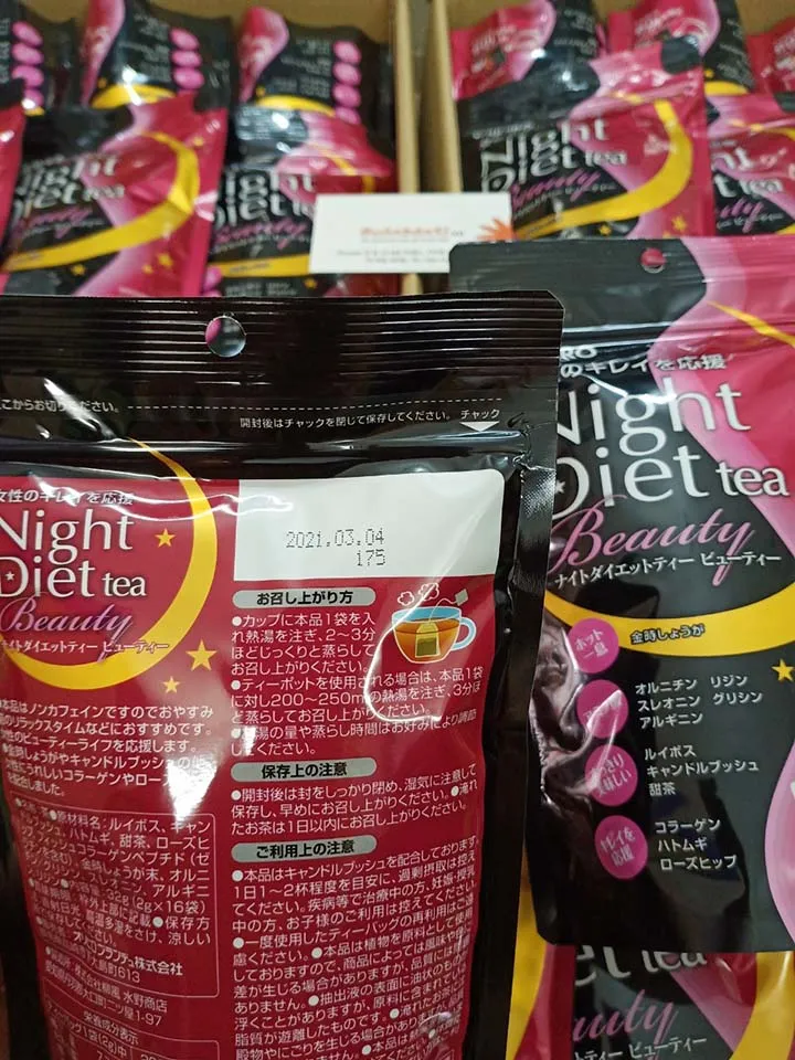 tra giam can night diet tea beauty 16 goi 3