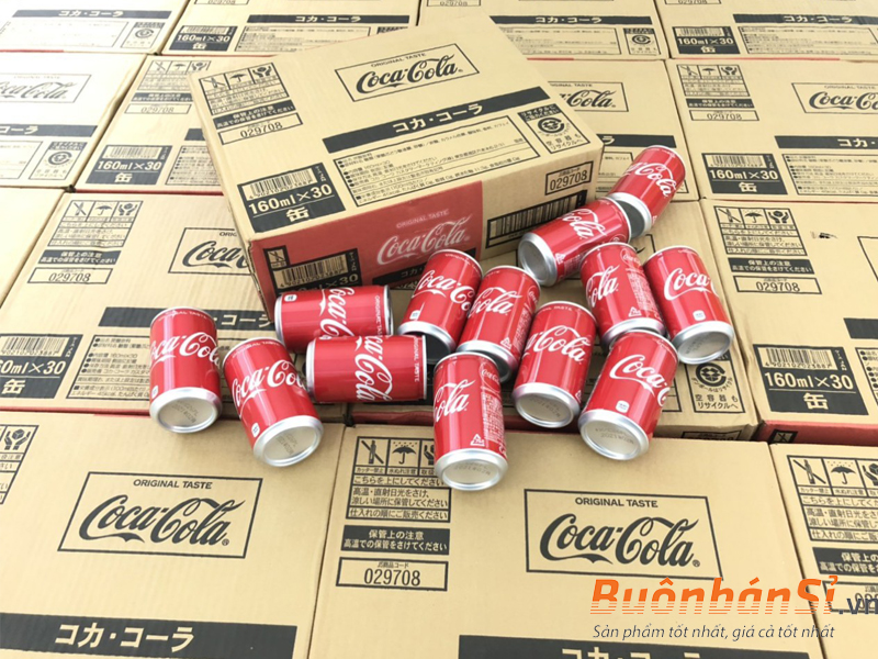 coca cola nhật bản thùng 30 lon