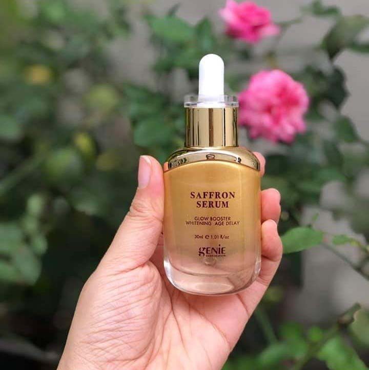 Serum Nhụy Hoa Nghệ Tây Genie Saffron Serum 30ml 1 tinh chat nhuy hoa nghe tay saffron serum genie 2