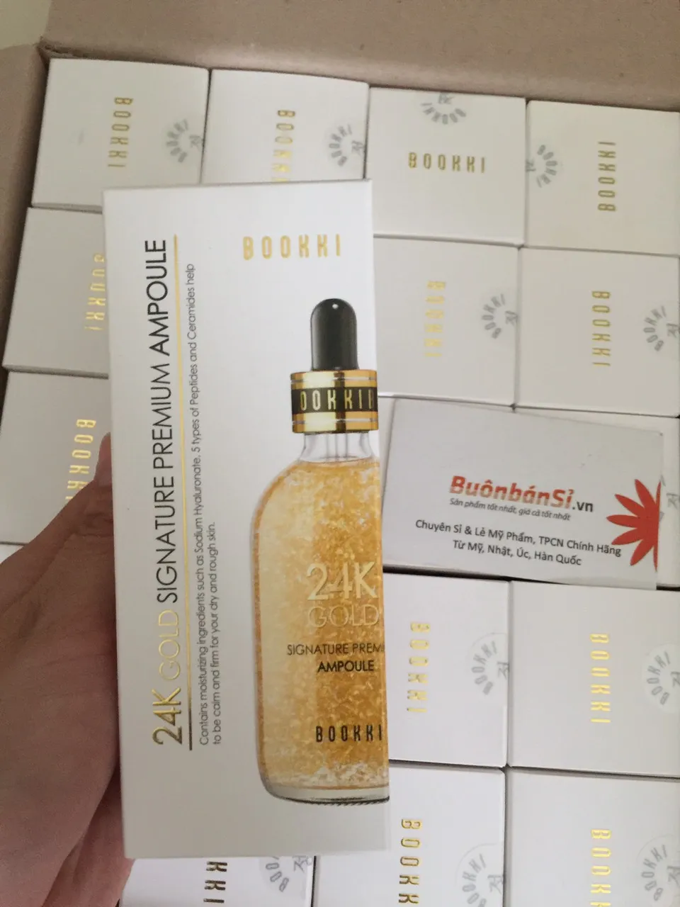 tinh chat nang co bookki 24k gold signature premium ampoule 2