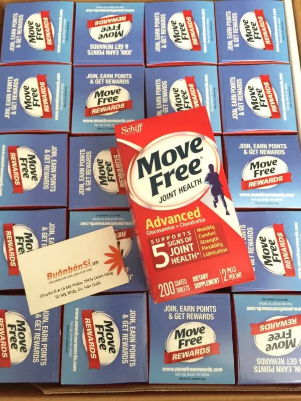 Viên bổ khớp Schiff Move Free Advanced Glucosamine Chondrotin 200 viên Mỹ - Ảnh 2