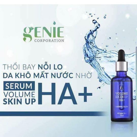 serum cap nuoc duong am genie volume skin up ha 5