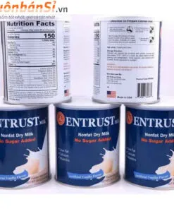 sữa bột không đường entrust milk có tốt không