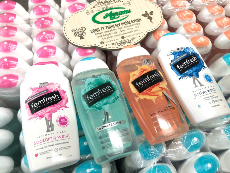 Dung Dịch Vệ Sinh Phụ Nữ Femfresh Ultimate Care Pure & Fresh Wash 250ml UK 7 dung dịch vệ sinh femfresh có tốt không