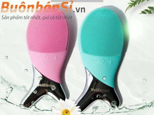 máy rửa mặt hình cá wellderma có tốt không