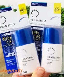 kem lót chống nắng trắng da transino whitening UV Protector có tốt không