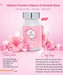 viên uống hàm hương hebora premium sakura damask rose có tốt không