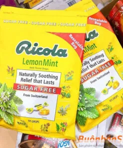 kẹo ngậm thảo mộc không đường ricola có tốt không