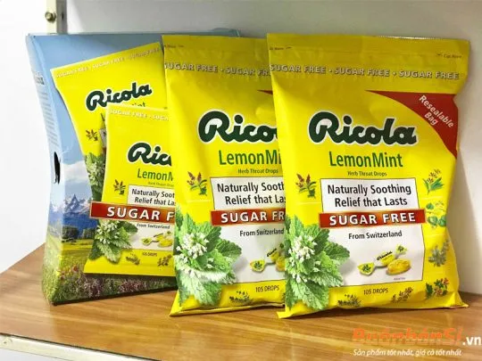 kẹo ngậm thảo mộc không đường ricola có tốt không