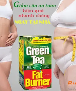 viên uống giảm cân trà xanh green tea fat burner có tốt không