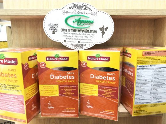 vitamin cho người tiểu đường nature made diabetes có tốt không