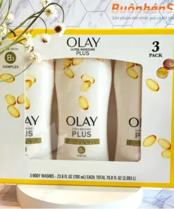 bộ 3 sữa tắm olay ultra moisture plus có tốt không