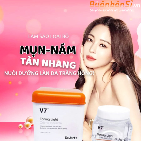 kem dr.jart v7 toning light có tốt không
