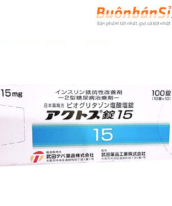 viên đặc trị tiểu đường actos tablet 15mg có tốt không