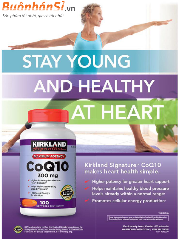 viên uống hỗ trợ tim mạch kirkland signature coq10 có tốt không