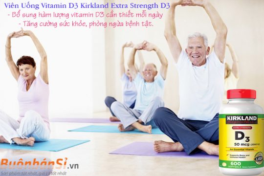 viên uống vitamin d3 kirkland extra strength co tốt không