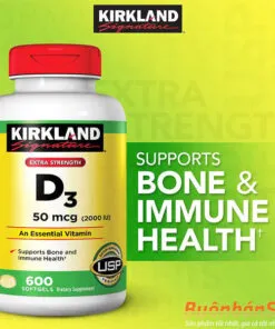 viên uống vitamin d3 kirkland extra strength co tốt không