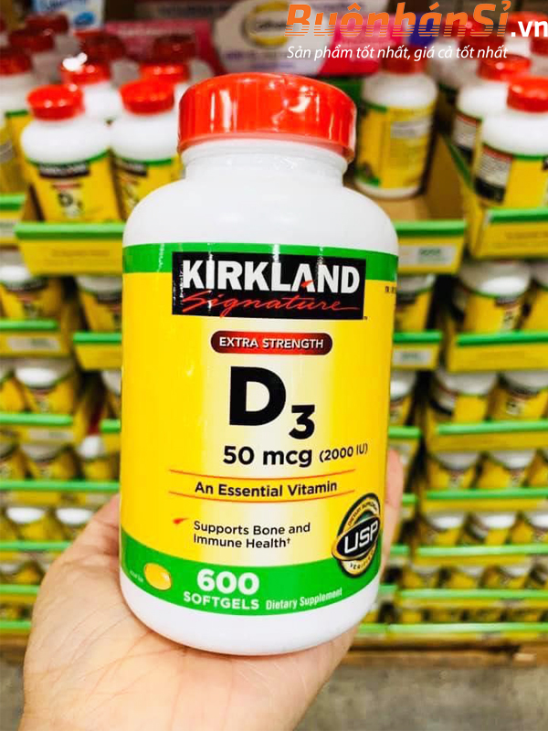 viên uống vitamin d3 kirkland extra strength co tốt không