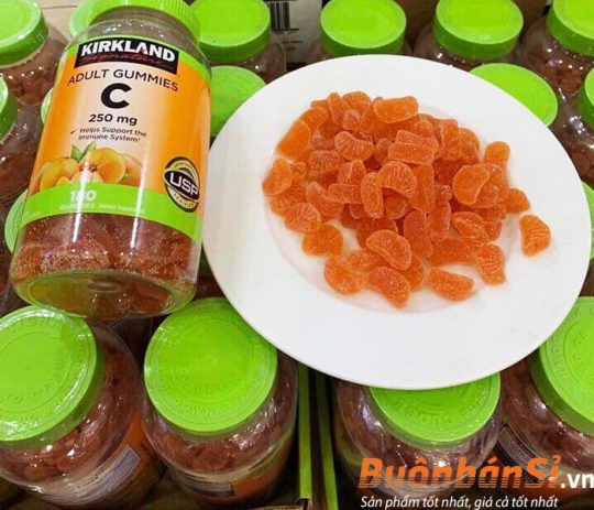 kẹo dẻo bổ sung vitamin c kirkland adult gummies có tốt không