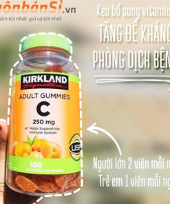 kẹo dẻo bổ sung vitamin c kirkland adult gummies có tốt không