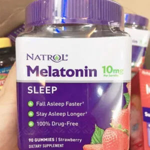 kẹo dẻo ngủ ngon hương dâu melatonin 10mg có tôt không