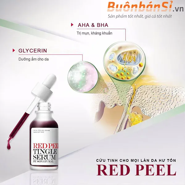 review tinh chất red peel có tốt không