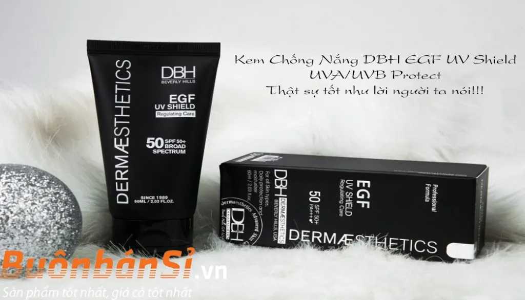 Kem chống nắng DBH egf uv shield uva/uvb protect có hiệu quả