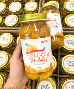 đào ngâm yellow peach sweet slices có tốt không