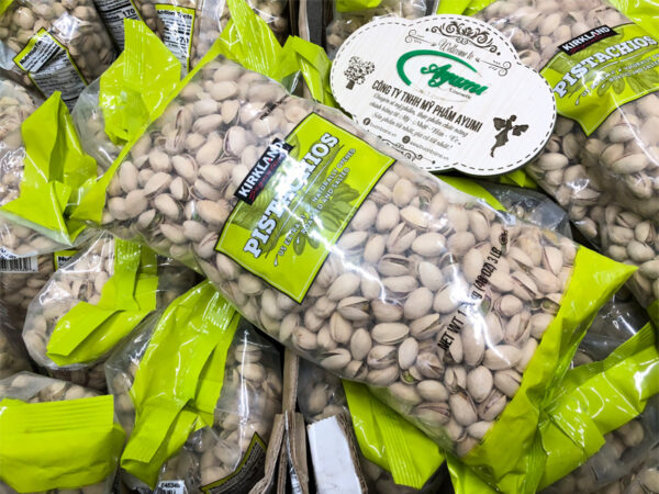 hạt dẻ cười kirkland pistachios 1.36kg mua ở đâu
