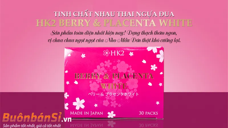 tinh chất nhau thai ngựa đua hk2 berry & placenta white có tốt không