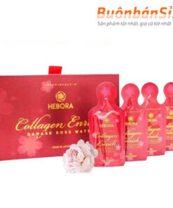 nước uống đẹp da hebora collagen enrich damask rose water 2021 chính hãng nhật bản