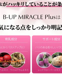 viên uống nở ngực nở mông b-up miracle có tốt không