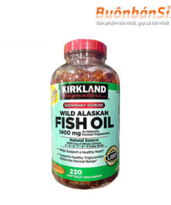 dầu cá kirkland wild alaskan fish oil 1400 mg có tốt không