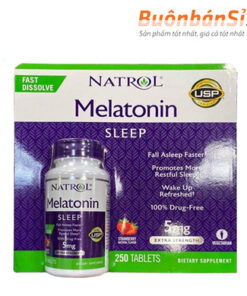 kẹo ngậm natrol melatonin sleep 5mg 250 viên mỹ có tốt không