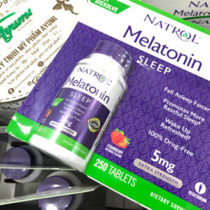 kẹo ngậm natrol melatonin sleep 5mg 250 viên mỹ có tốt không
