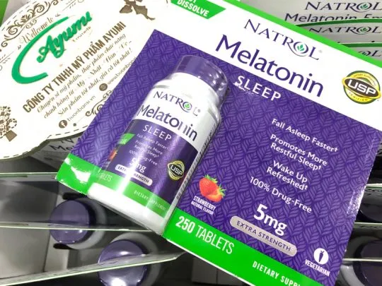 kẹo ngậm natrol melatonin sleep 5mg 250 viên mỹ có tốt không