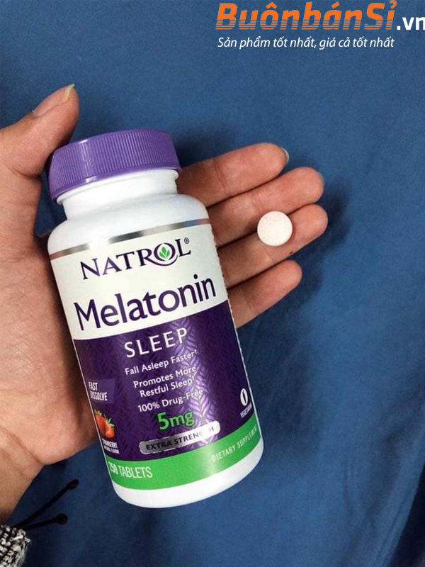 kẹo ngậm natrol melatonin sleep 5mg 250 viên mỹ có tốt không