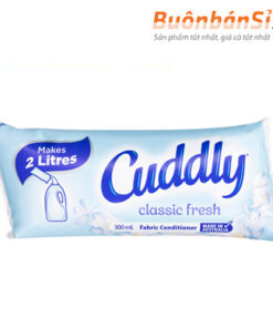 nước xả vải cô đặc cuddly fabric softener classic fresh 300ml có tốt không